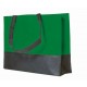 PP-Einkaufstasche Roma 2 Farben - grün/antrazit